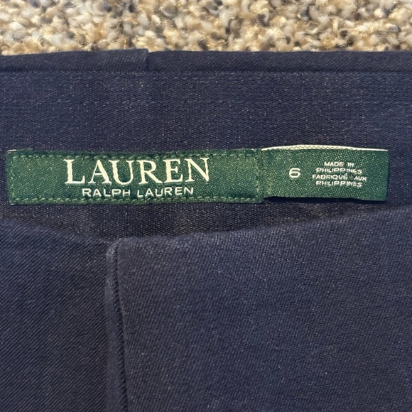 Ralph Lauren Navy Blue Capri pants - Picture 2 of 6